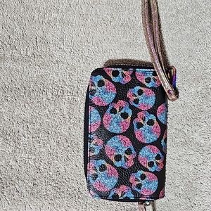 Colorful Skull Pattern Wallet